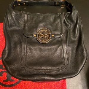 TORY BURCH BLACK LEATHER BAG
